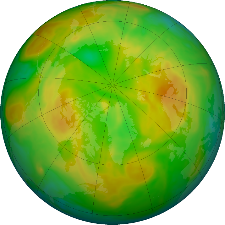 Arctic ozone map for 17 May 2020
